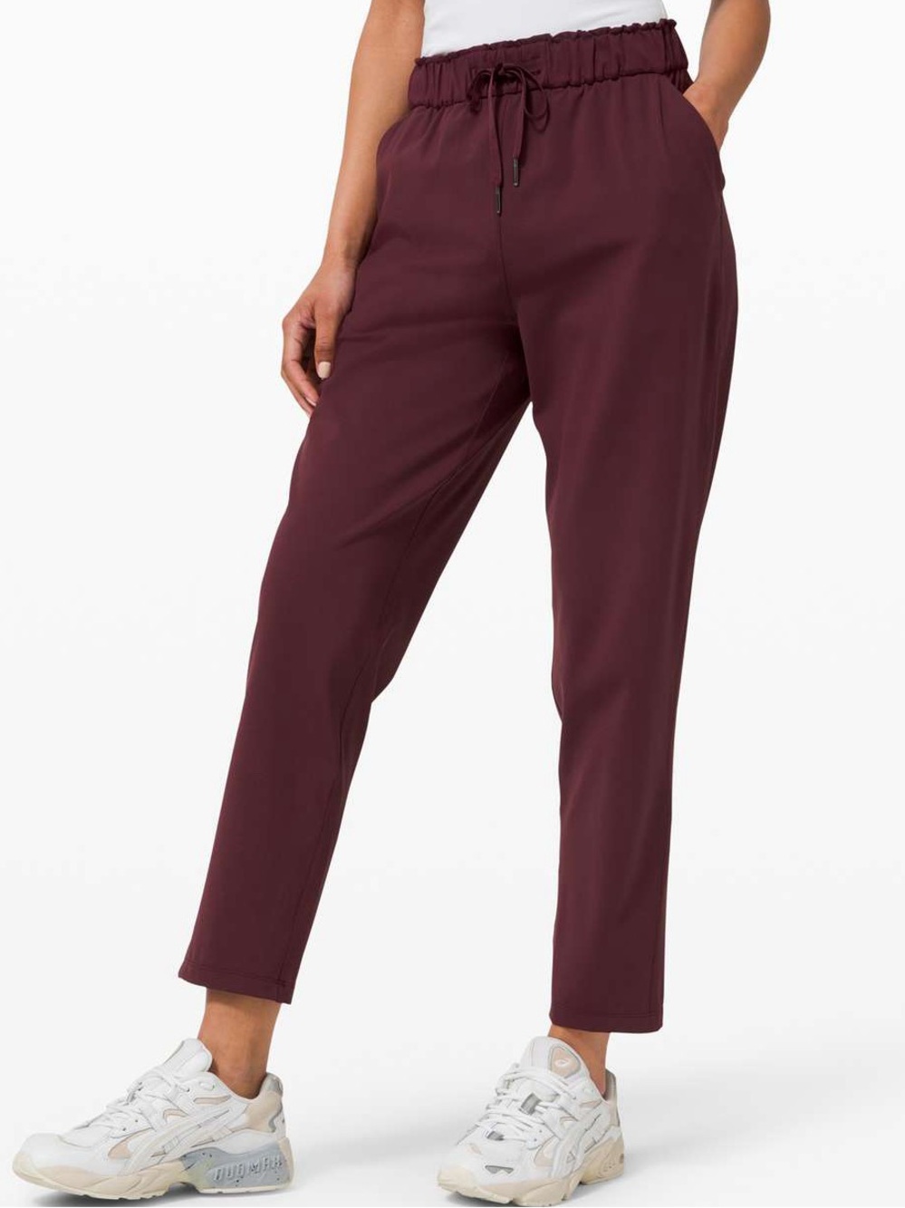 lululemon athletica Keep Moving High-Rise Pant in Maroon